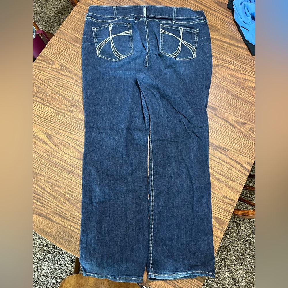 Ariat Women's Boot Cut Jeans - Dark Blue